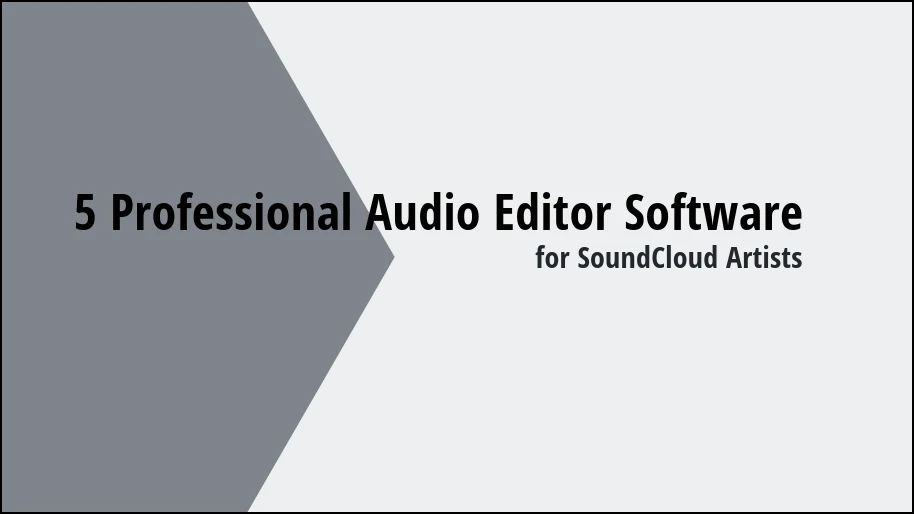 Top 5 Professional Audio Editor Software